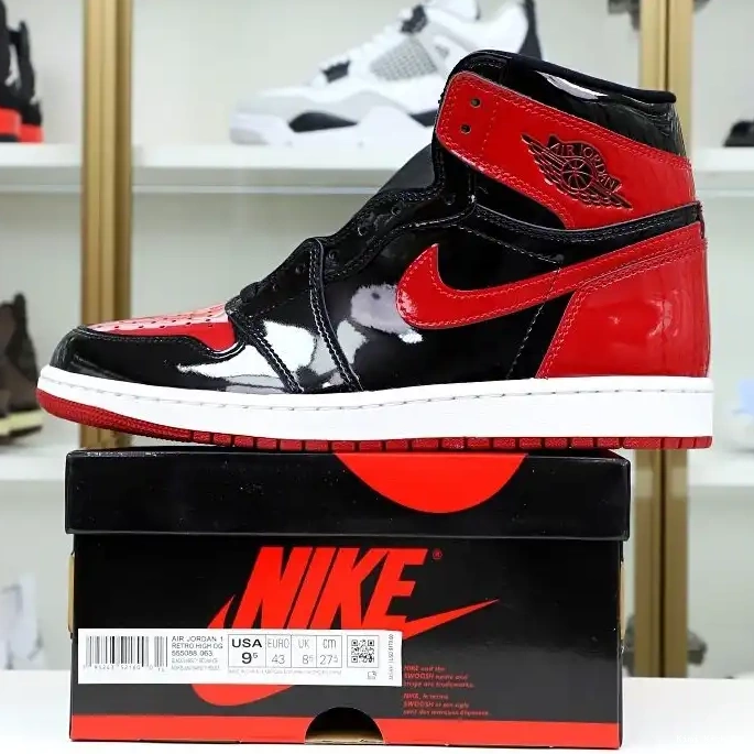 BRED 1 AIR OG PATENT Kimikick HIGH JORDAN 0726